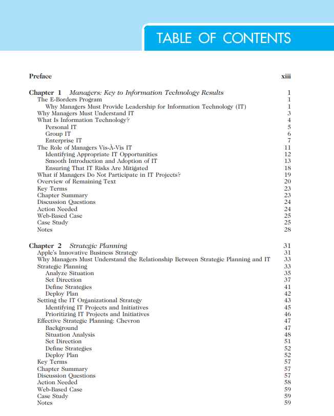 Information Technology for Managers George Walter Reynolds管理者信息技术 PDF 高清英文原版 百度网盘会员VIP 下载