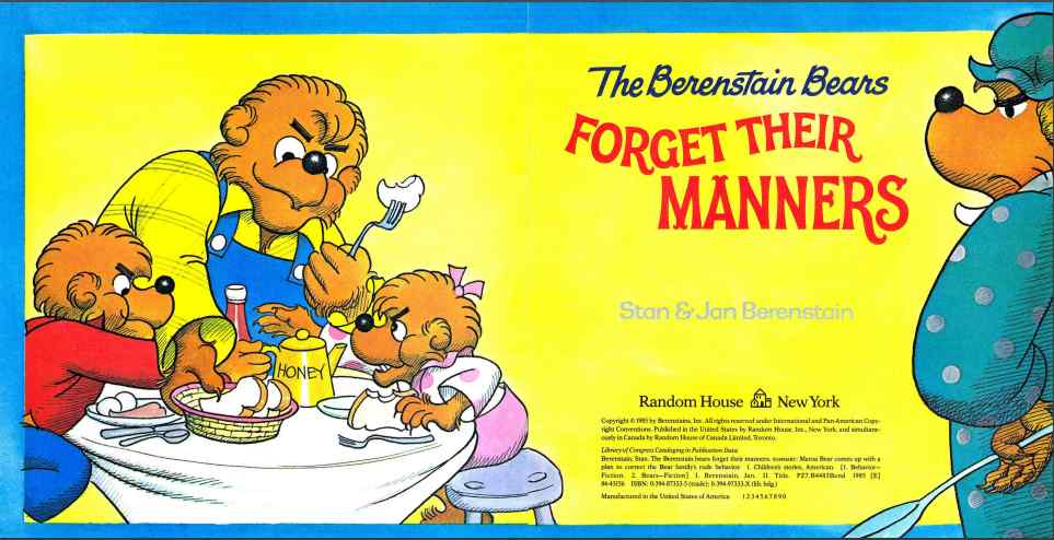2021.8.2  The Berenstain Bears Forget Their Manners PDF精品阅读kindle下载VIP免费 年级 (IL)	Lower Grades (LG K-3) MM LEVEL: 3.5