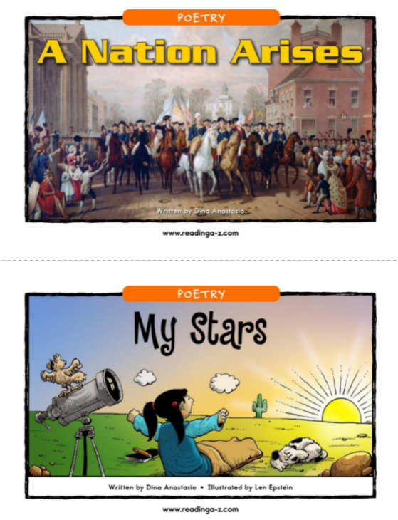 英文绘本RAZ Poetry Books共50册PDF+MP3百度云网盘下
