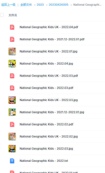 美国国家地理儿童版杂志National Geographic Kids2022年1-4月刊高清百度网盘会员vip免费下载freedownload