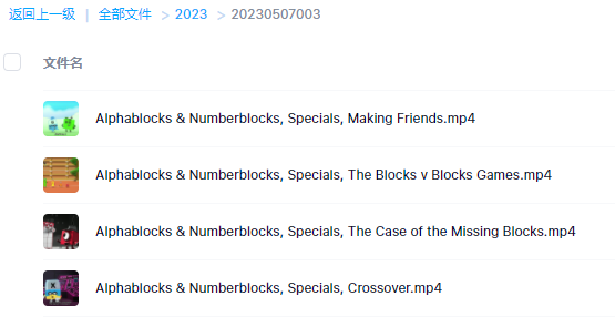 《Alphablocks & Numberblocks字母积木和数字积木》特别版下载