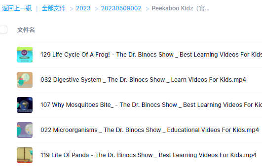 Peekaboo Kidz《The Dr. Binocs Show》1-389趣味科普百诺博士秀英语动画下载 freedownload